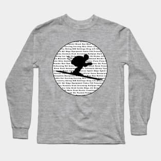 Ski Circle Symbol Long Sleeve T-Shirt